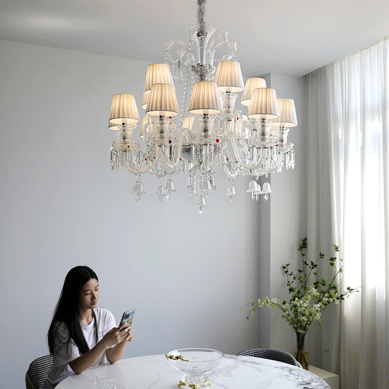 Baccarat's Grace (White, 12 Lights) Chandelier